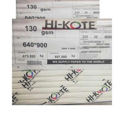 HI-KOTE C2S 아트 페이퍼 글쓰기 위한 완벽한 조합과 사용자 정의