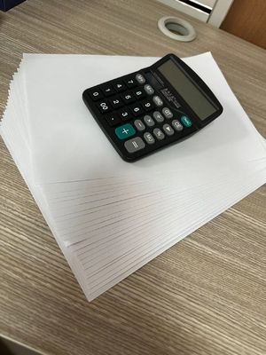 부착되지 않은 높은 대용량 목재 없는 오프셋 책 종이
