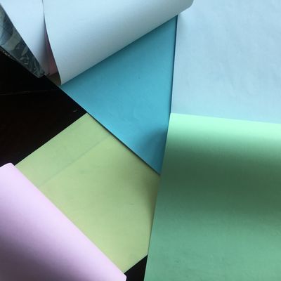 48-80gm 처녀 목재 펄스 색상 종이 롤 제조용 탄소 없는 종이