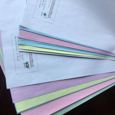 NCR 탄소 없는 연속 컴퓨터 인쇄용 종이 48g50g55g 100% 원본 목재 직물